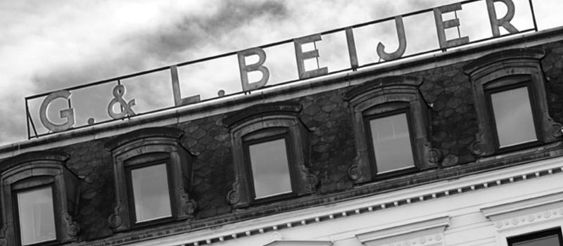G & L Beijer takskylt
