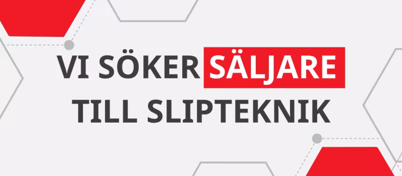 VI SÖKER SÄLJARE
