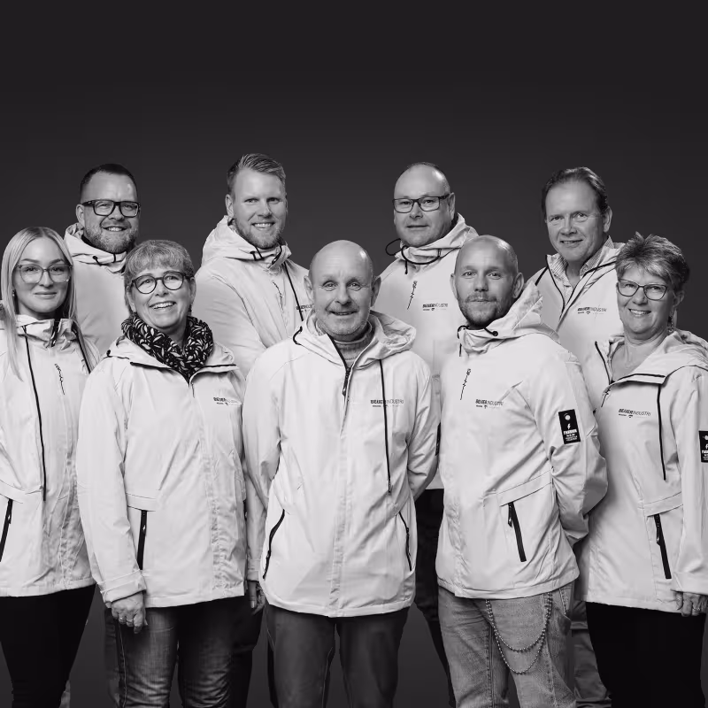 Bild på medarbetarna på slipteknik
