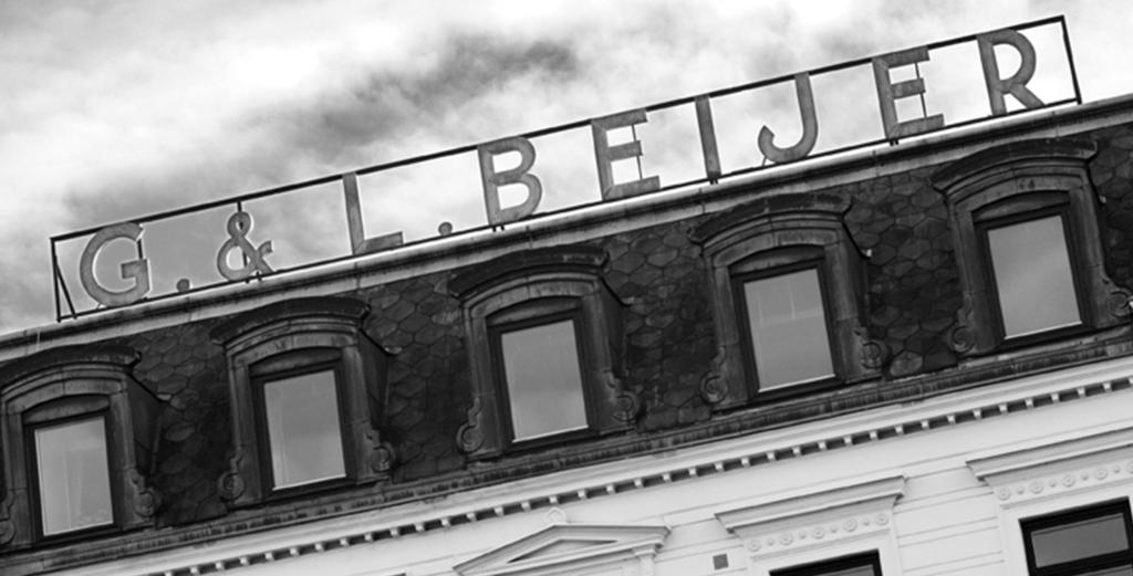 G & L Beijer takskylt